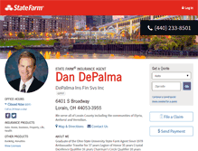 Tablet Screenshot of dandepalma.com